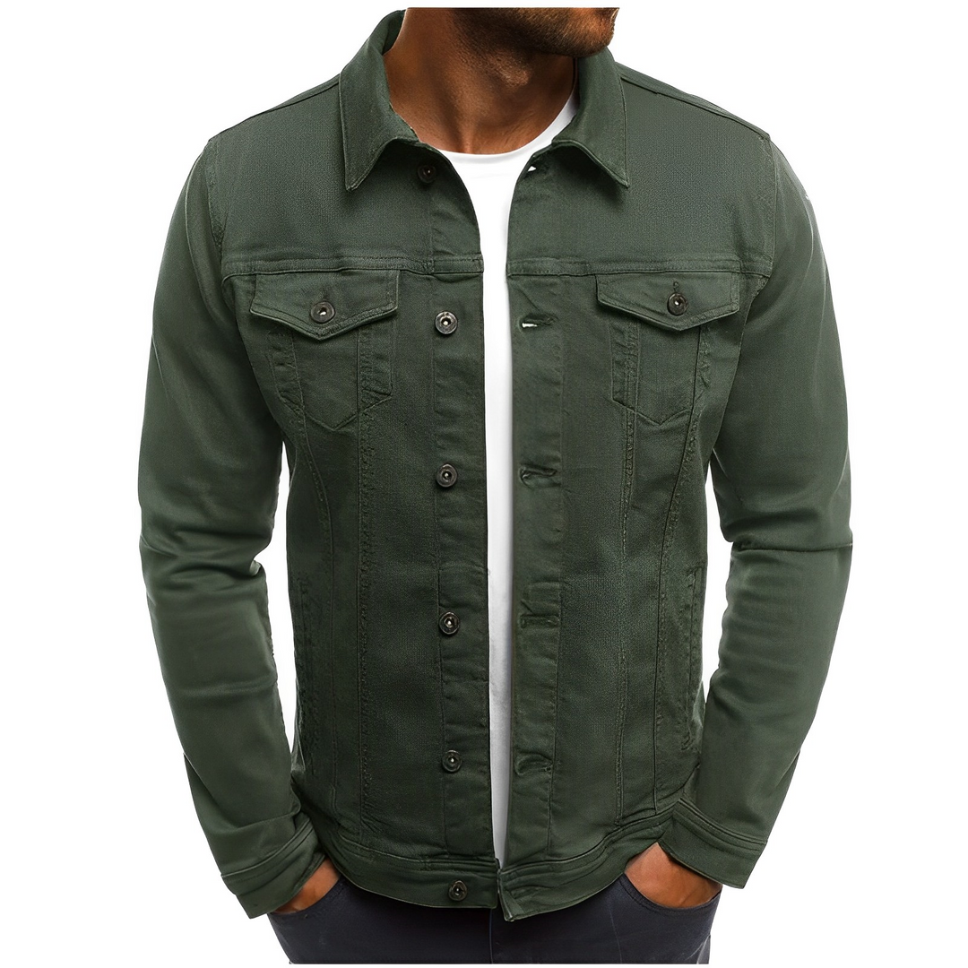 Men's summer denim jacket – Light style for warmer weather