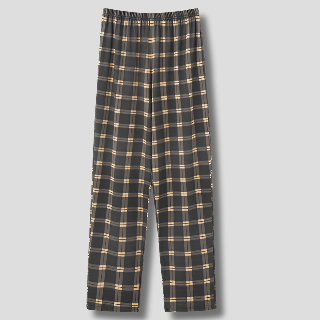 3-Pakke Flanell Herre Pyjama Bukser