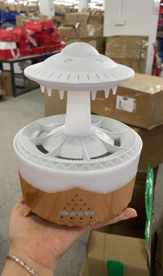Regnskydiffuser med fjernkontroll, 350 ml og opptil 10 timers regn