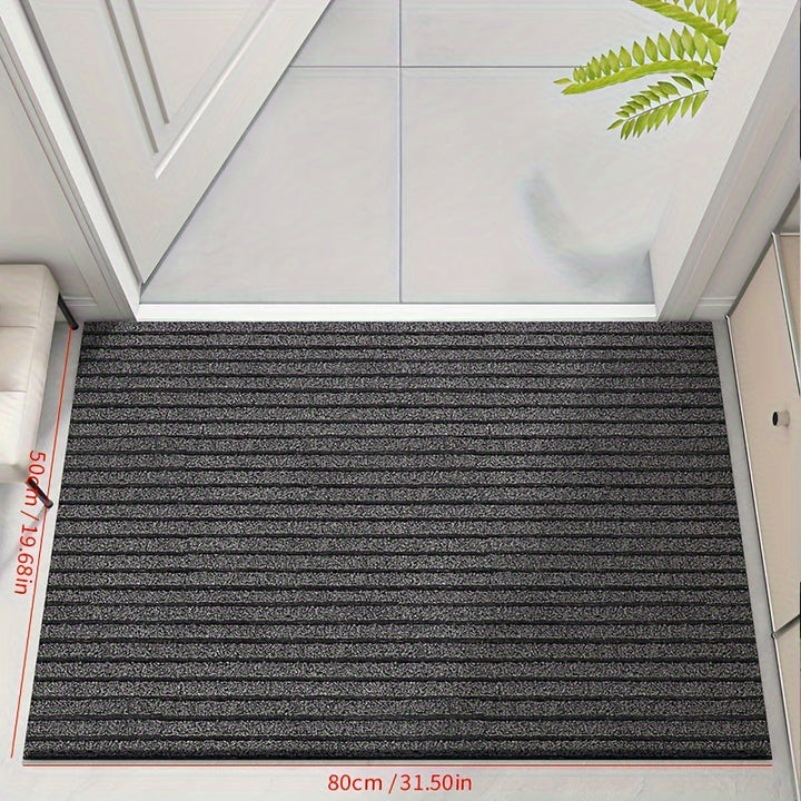 Dørmatte for utendørs bruk, polyester og PVC