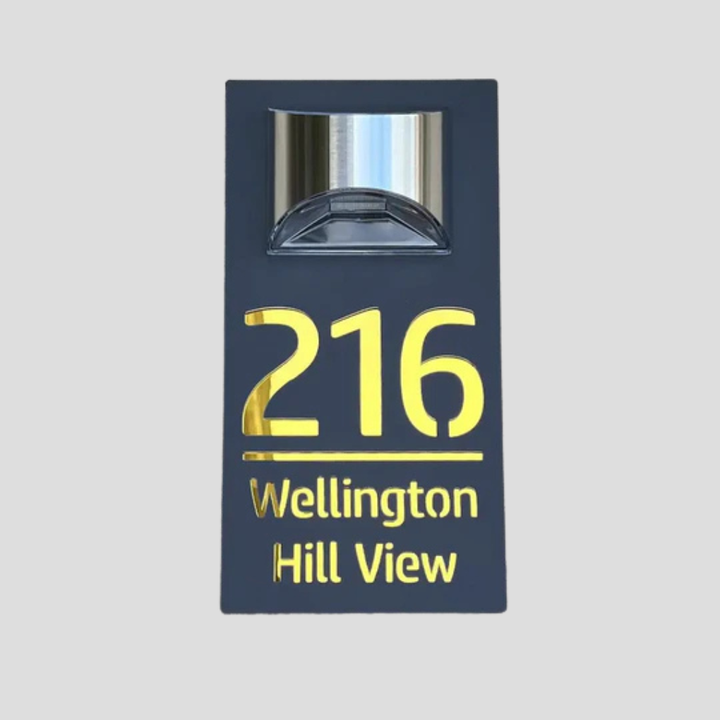 Solar husnummerskilt