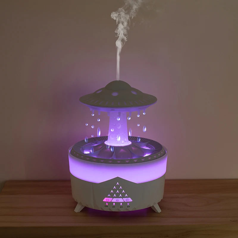 Regnskydiffuser med fjernkontroll, 350 ml og opptil 10 timers regn