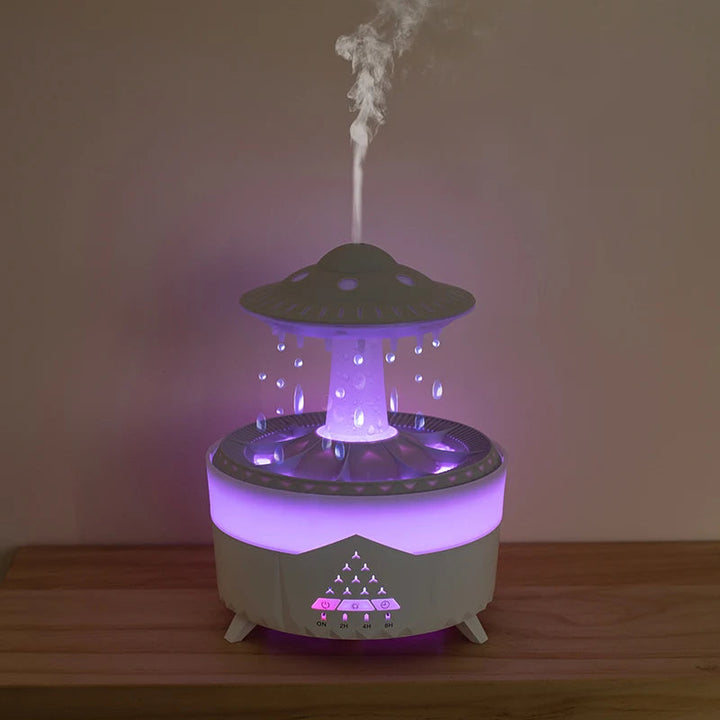 Regnskydiffuser med fjernkontroll, 350 ml og opptil 10 timers regn