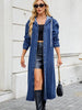 Dame lang denim trenchcoat