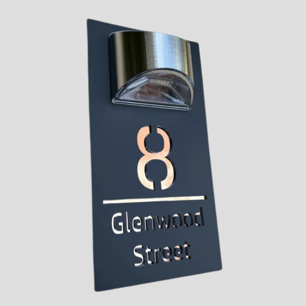 Solar husnummerskilt