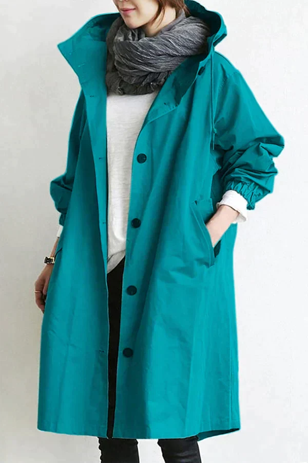 Waterproof Oversized Trenchcoat for Spring and Summer