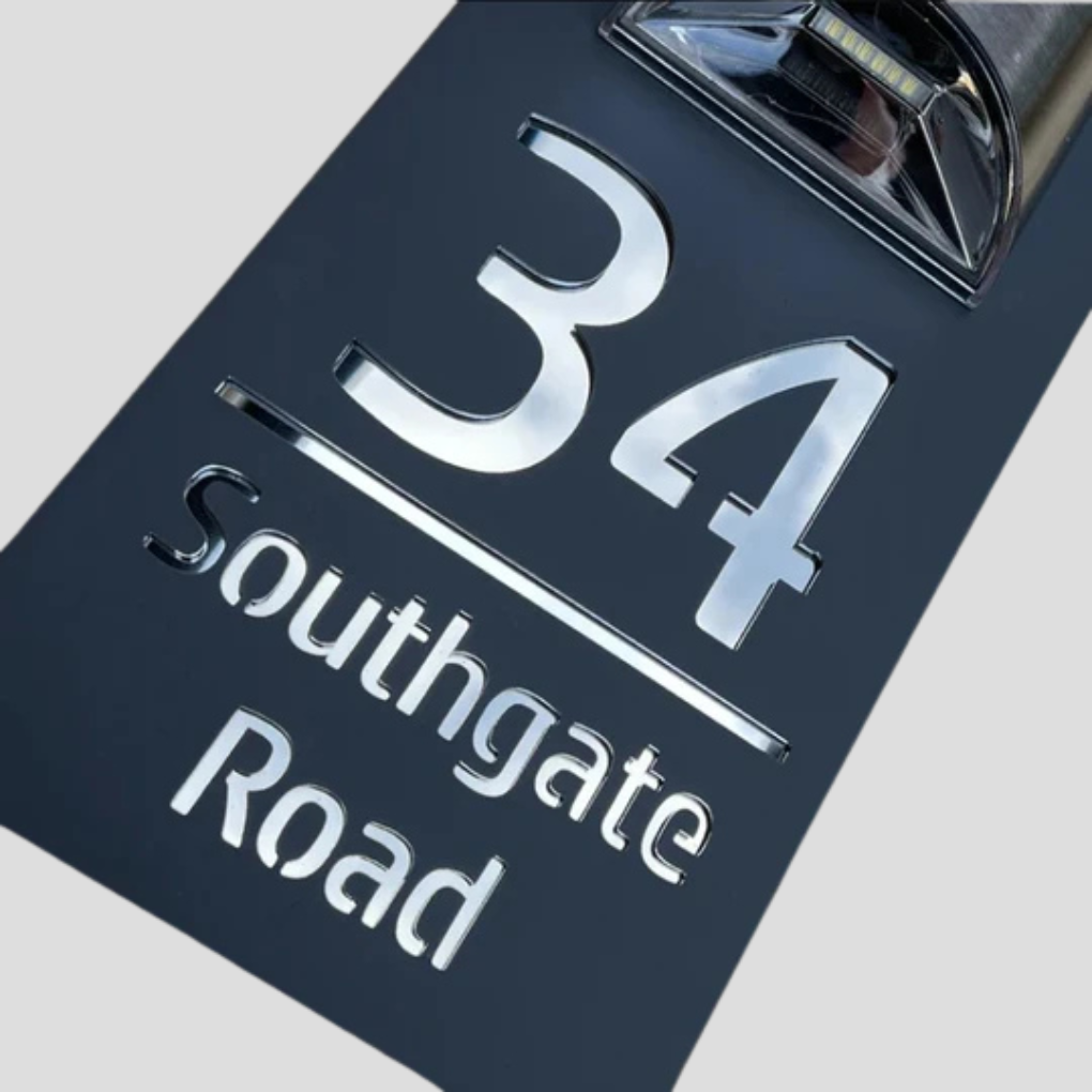 Solar husnummerskilt