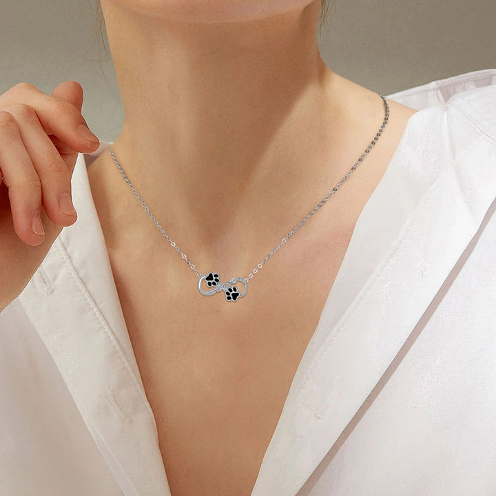 Infinity-symbol Anheng Halskjede med zirconia