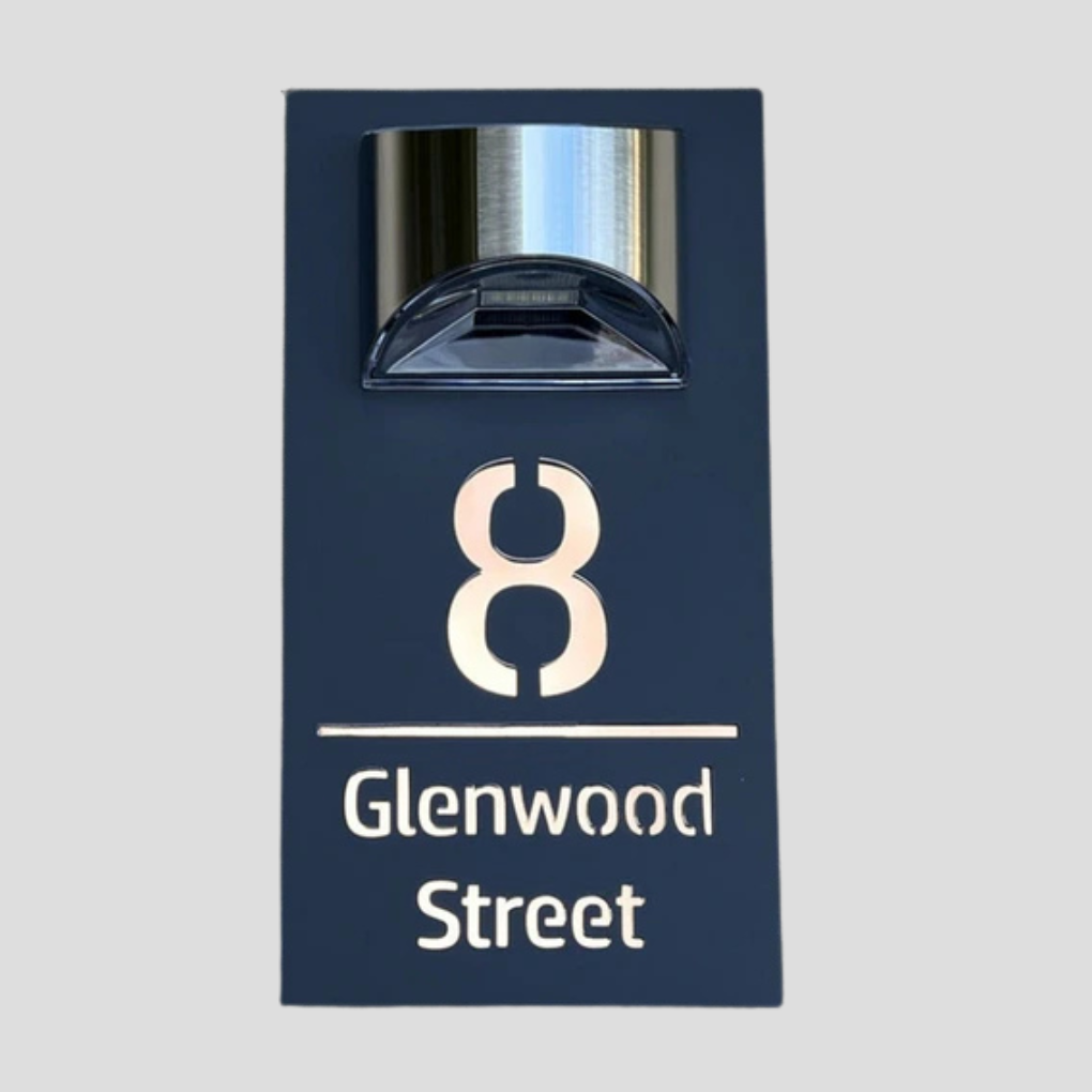 Solar husnummerskilt