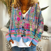 Soft cashmere knitted cardigan