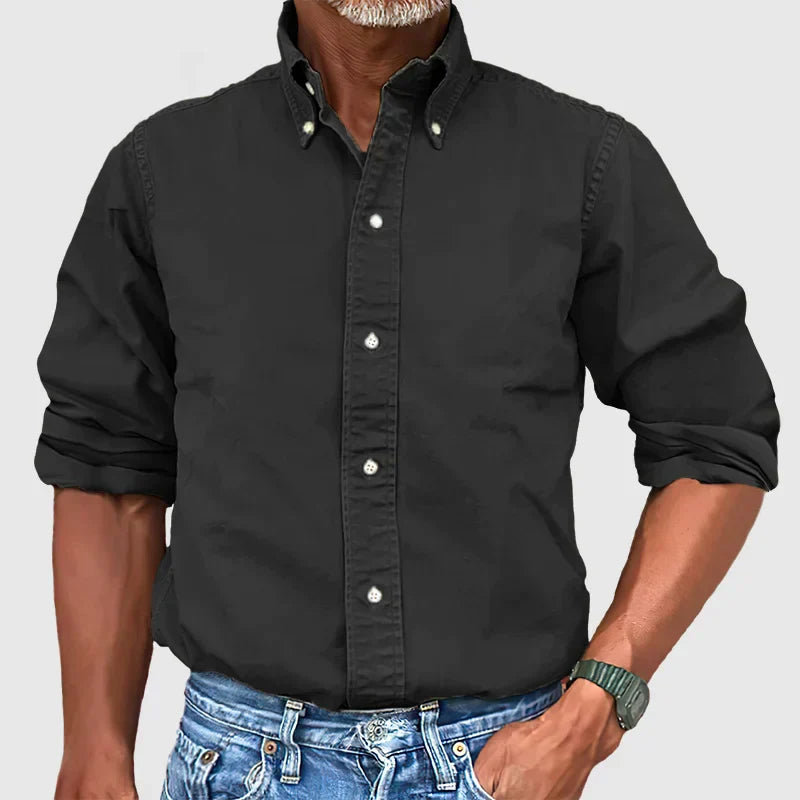 Classic long-sleeve men's shirt