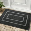 Durable, waterproof rubber door mat for all seasons