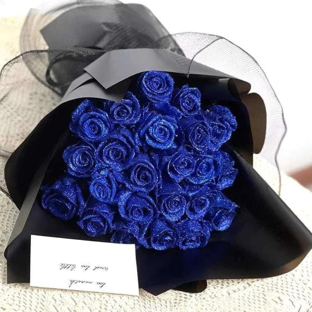 Glitterrose fra den evige blomstringen