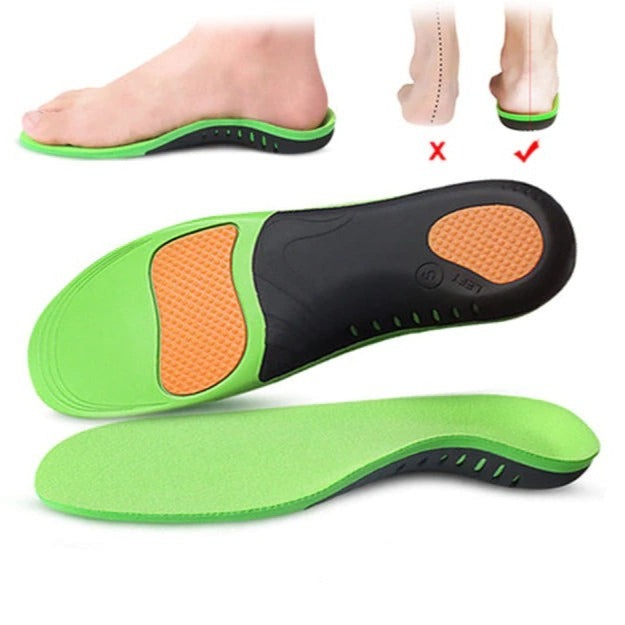 Comfort insoles for flat feet