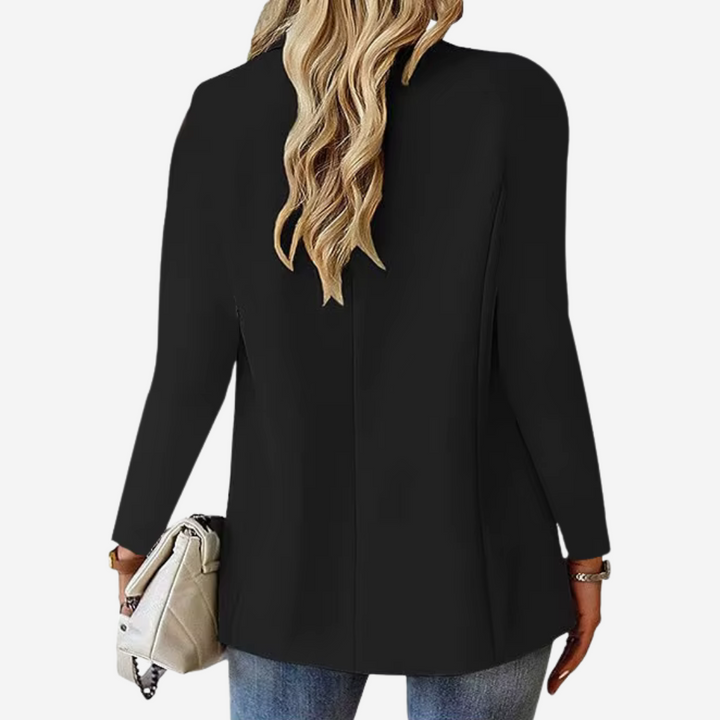 Fitted summer blazer with stretch
