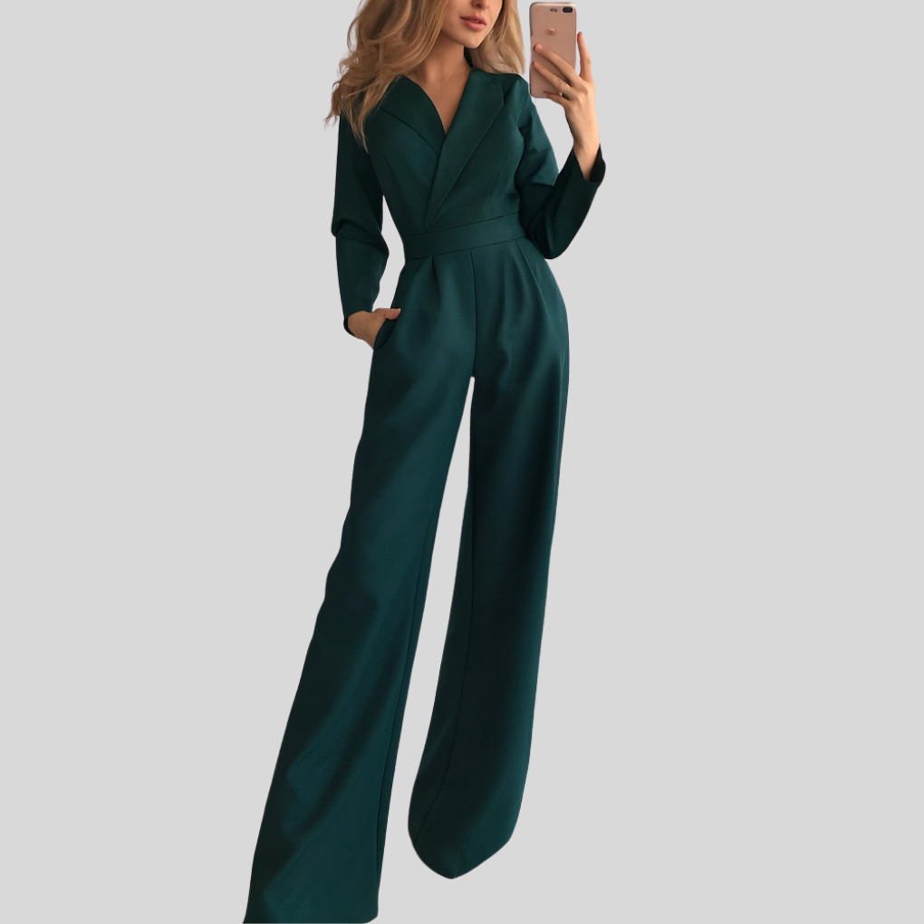 Jumpsuit med brede stropper – Rent heldrakt-design