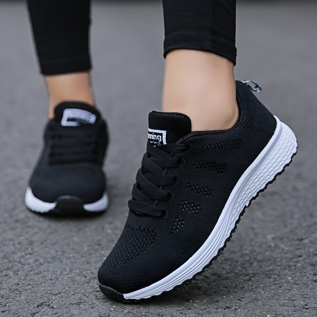 Ergonomic casual sneakers for women  Light and supportive