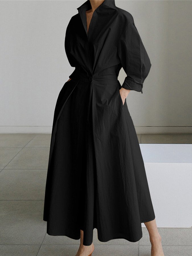 Elara – Klassisches Maxikleid
