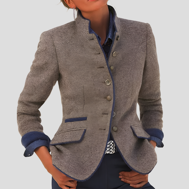 Elegant women's jacket in solid color