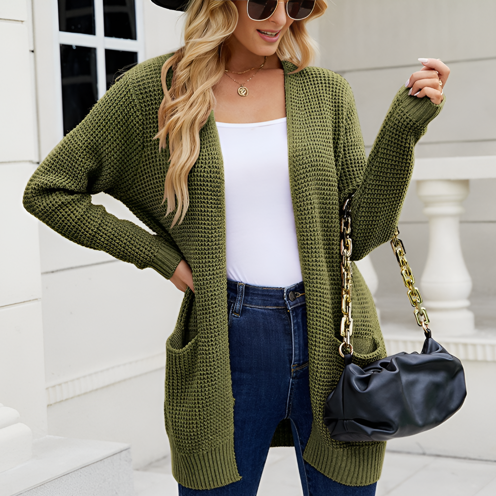 Langermet cardigan til dame | Klassisk stil