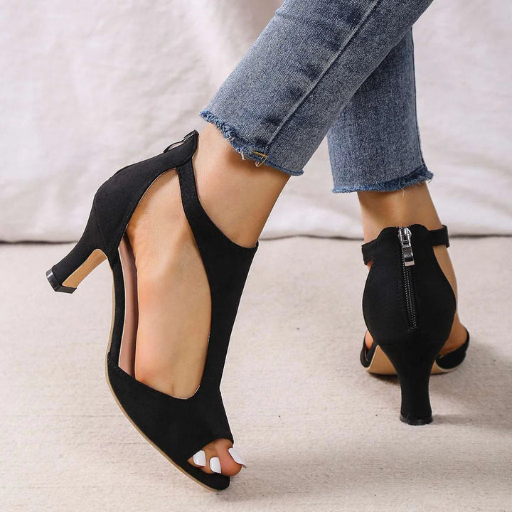 Elegante Heeled Sandaler for Kvinner