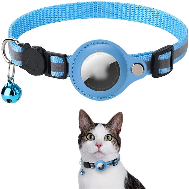 Katzen-GPS-Tracking-Halsband mit reflektierendem Design