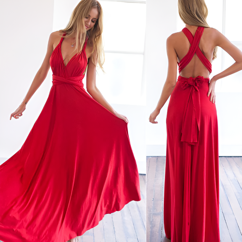 Dress with A Lot look and wrap