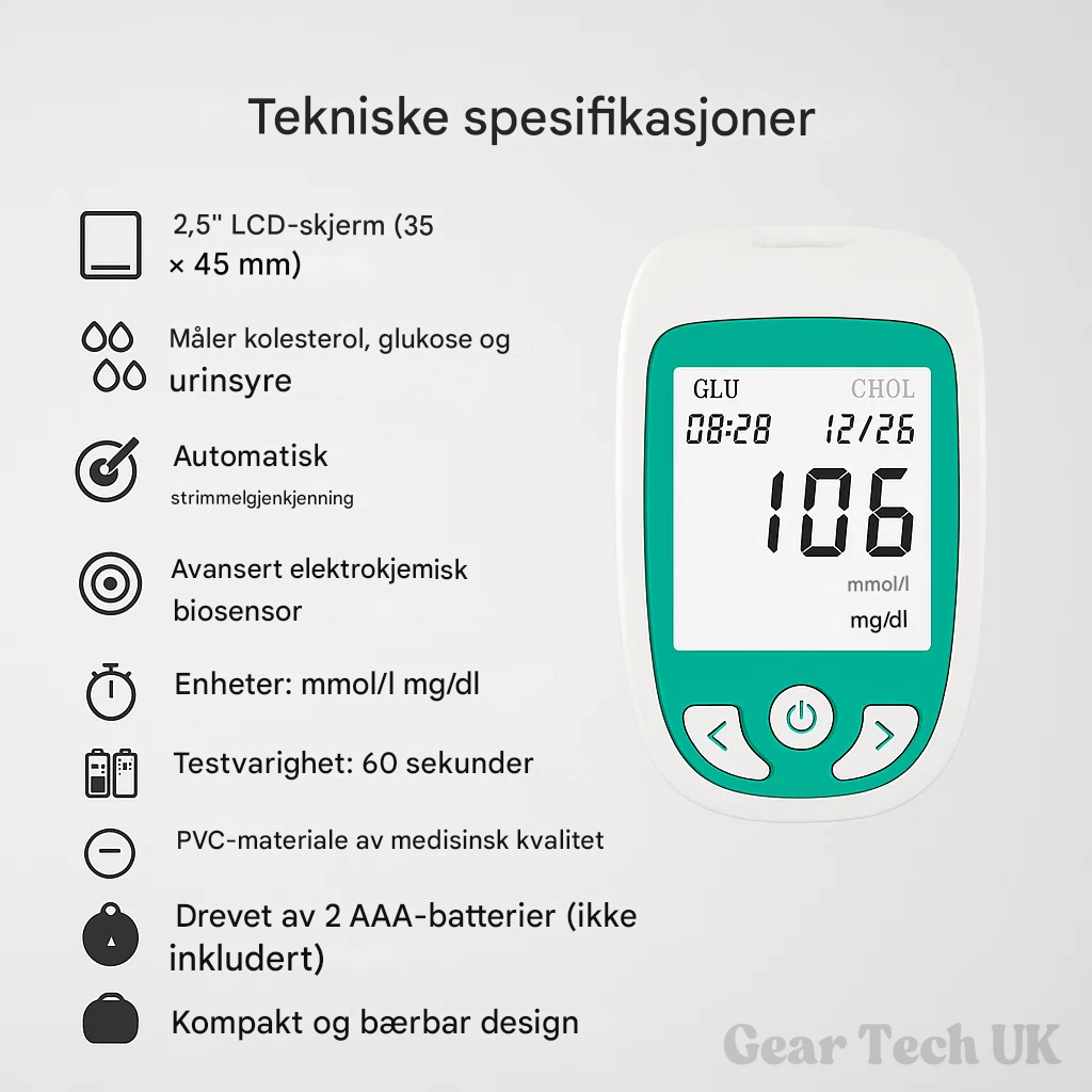 Multifunktionelles Analysatorset für Heimtests