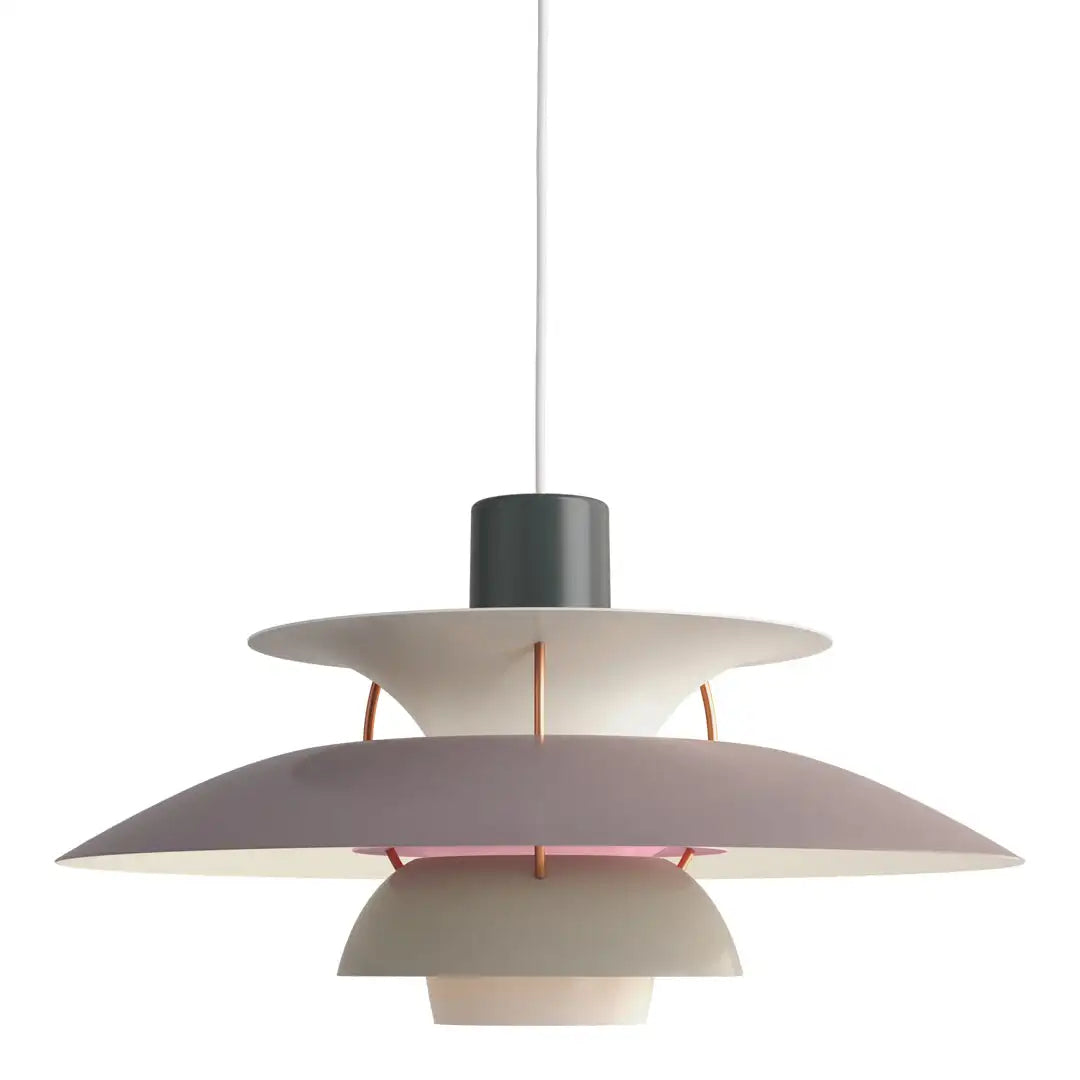 Moderne rund LED-taklampe – dimbar og holdbar – stilig lys til stue, spisestue og kontor