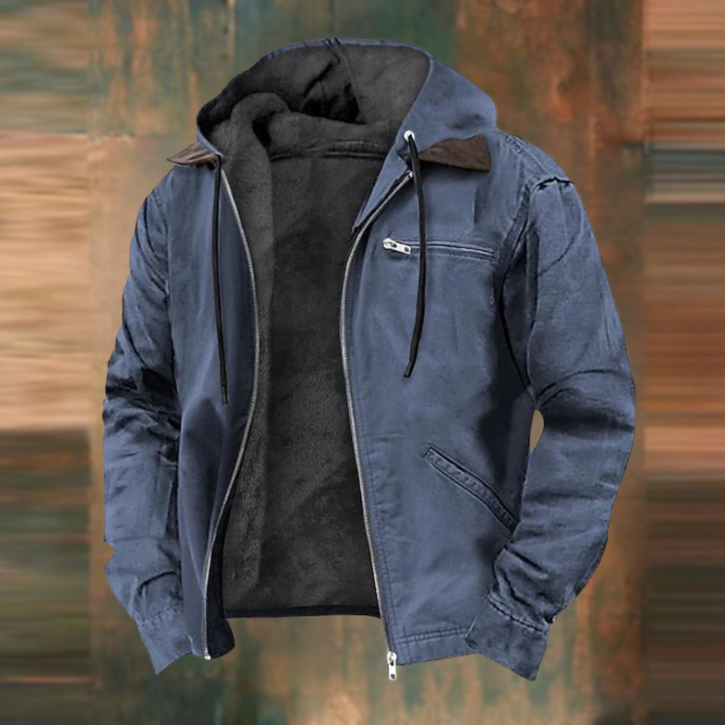Winter bomber jacket for men