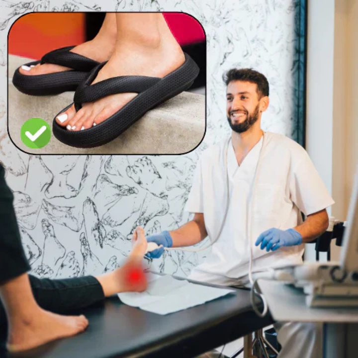 Ortopedisk komfort flip-flops
