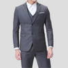 Svart tredelt herredress