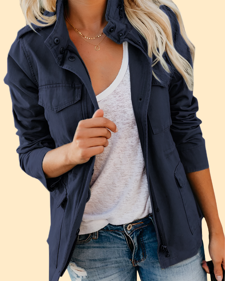 Soft denim jacket for women
