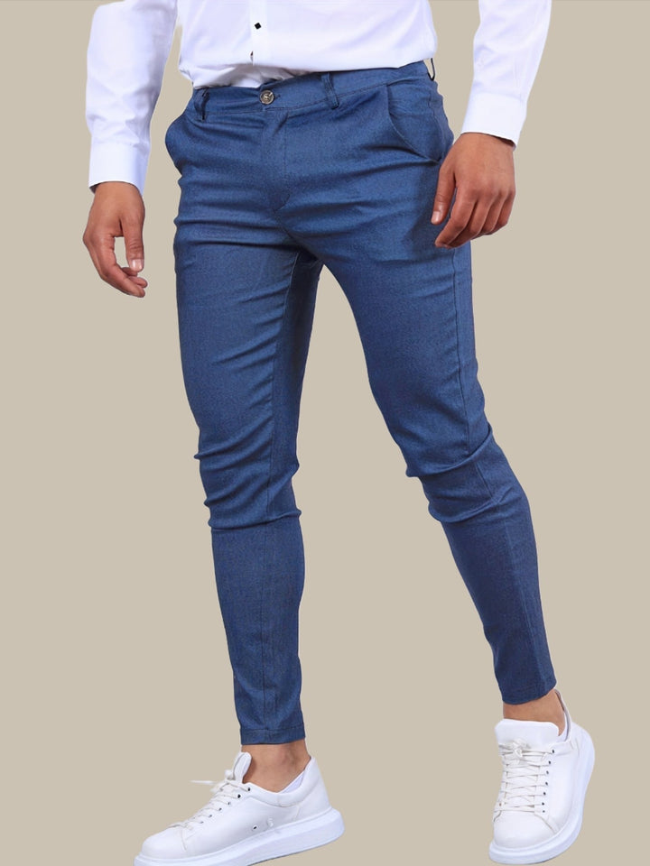 Stretchy skinnybukser for menn med moderne passform