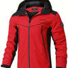 Water-repellent outdoor jacket with reflective design