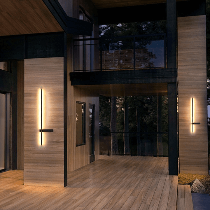 Moderne LED-utendørs vegglampe