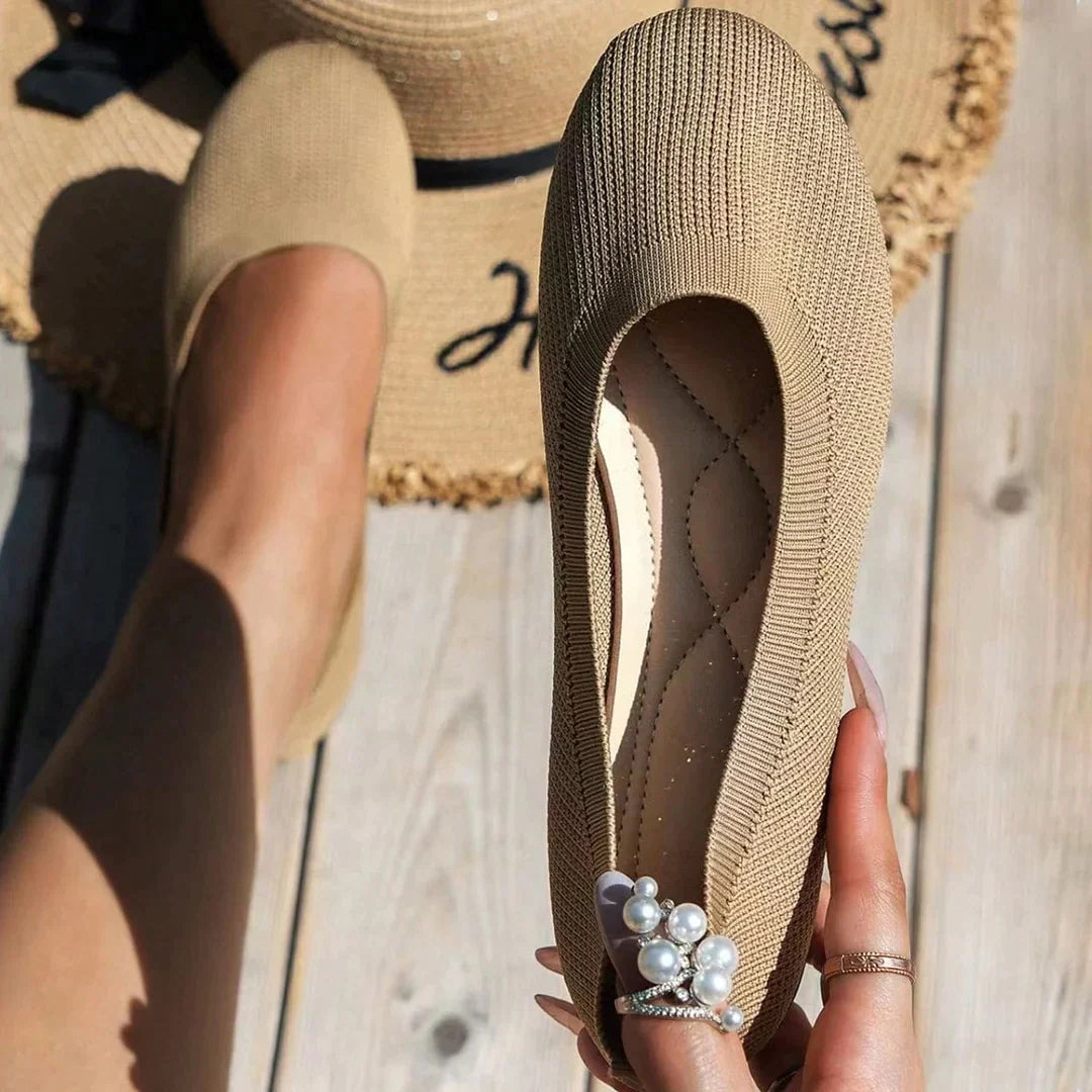 Comfortable and stylish breathable ballerina shoes