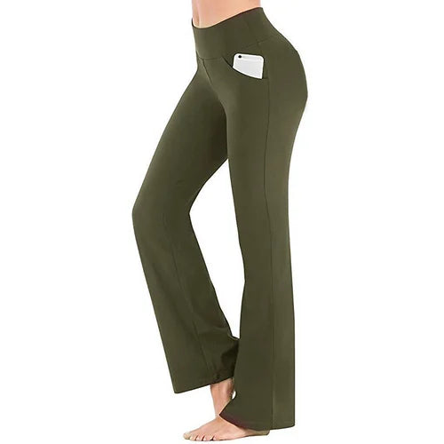 Yogabukse med høy midje for dame – Selina