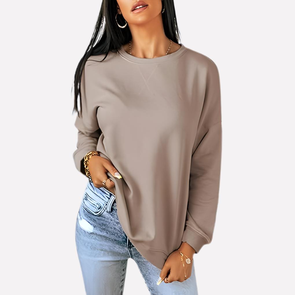 Kvinnens Crew Neck Sweatshirt