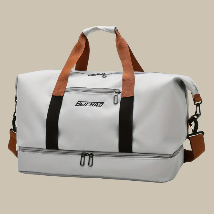 Romslig og stilfull herre reise duffelbag