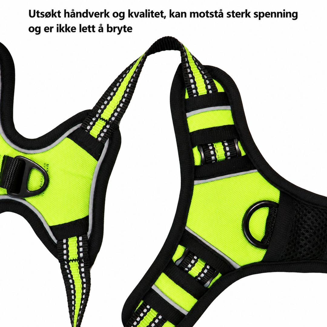 Reflekterende støtdempende vest til hund
