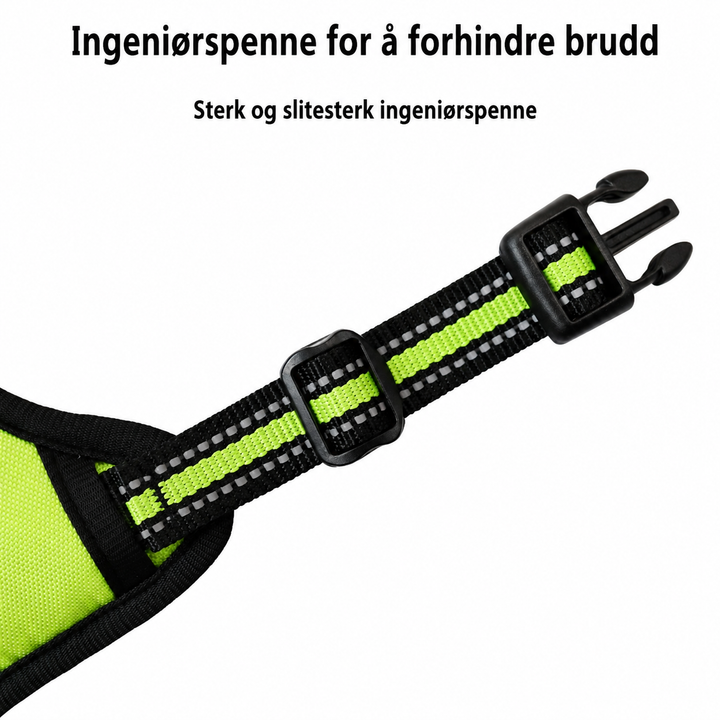 Reflekterende støtdempende vest til hund