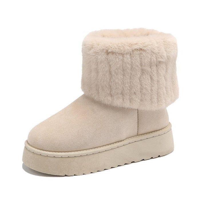 Slippers with Plush Lining and Stable Sole