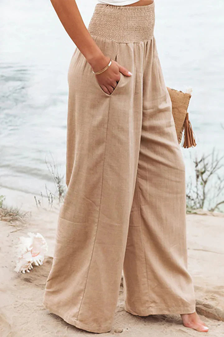 Elegant, stretchy palazzo pants for women