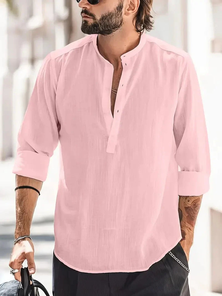 Men's shirt in linen