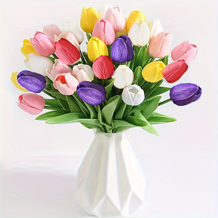 Kunstige tulipaner, sett med 15