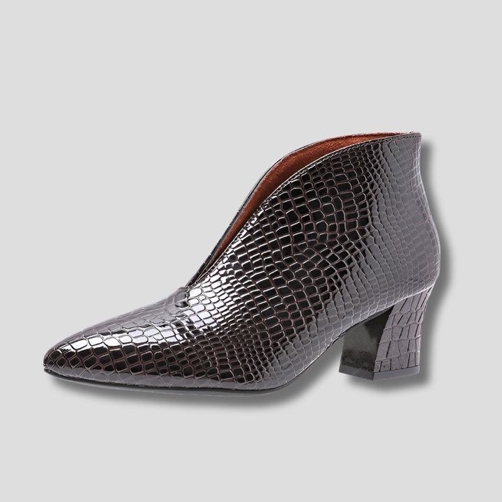 Damestøvletter med stiletthæl