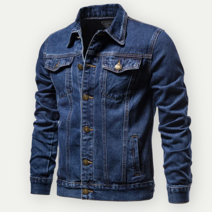 Denim trucker jacket