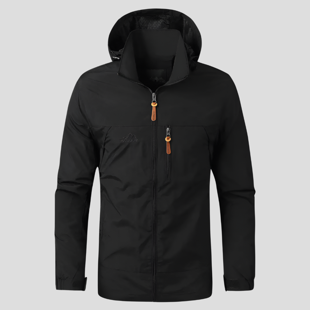 Waterproof and windproof outdoor jacket for men