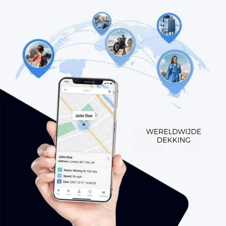 3x Mini GPS-sporer – Lokaliserer bil og nøkler